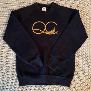 Fruit of the Loom QC Inc Crewneck Sweatshirt – Black – Size Small